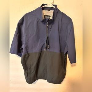 NWT MEN SUN MOUNTAIN MONSOON PULLOVER SIZE L COLOR Navy /Black